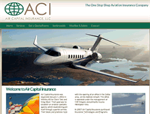 Tablet Screenshot of aircapitalins.com